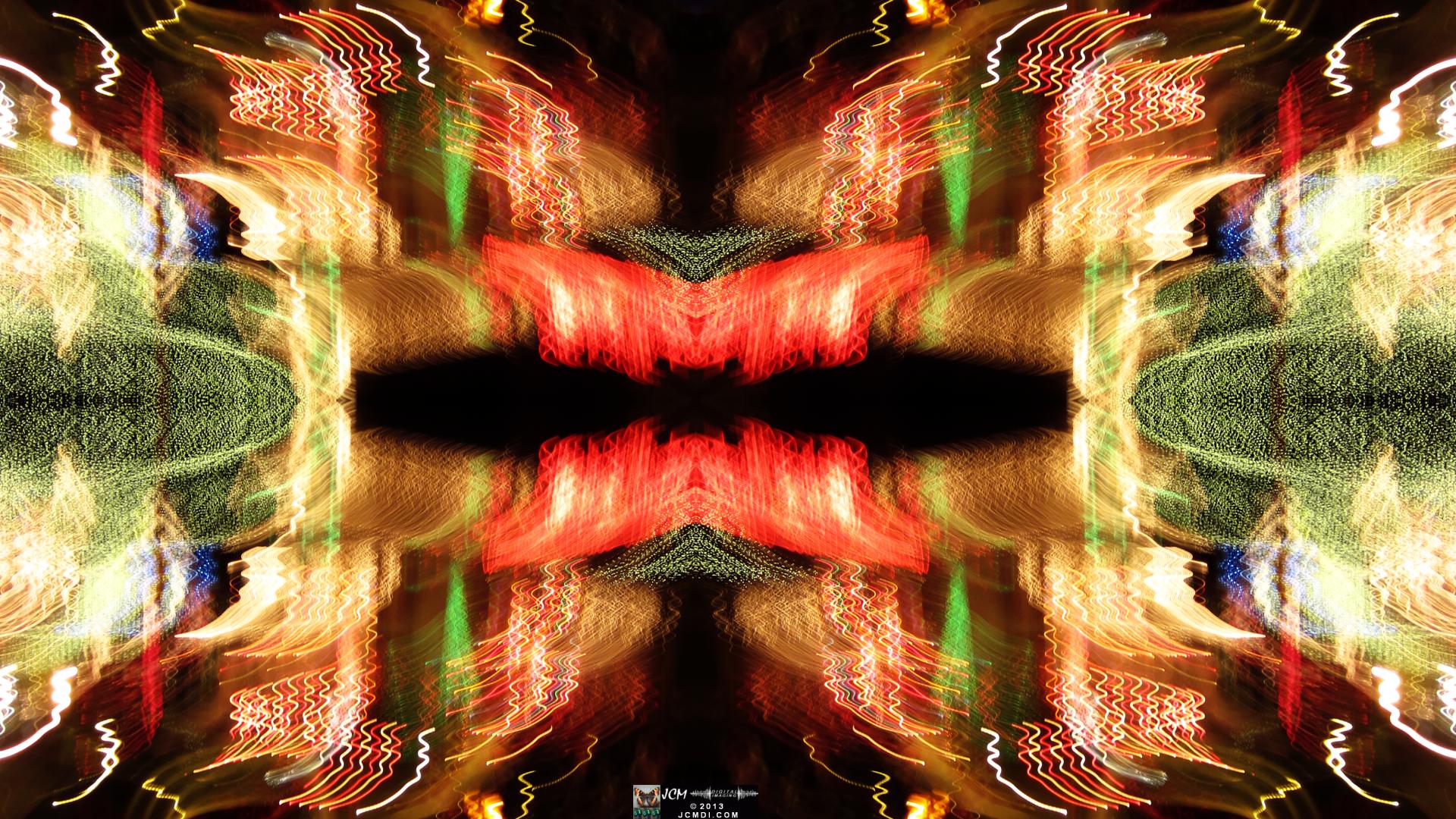 Wakefield Holiday Lightshow 2013 Quadroscopic long exposure artwork